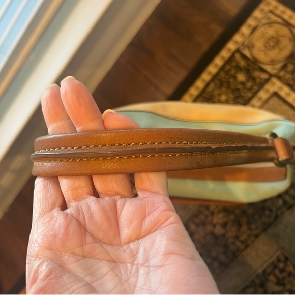 Fossil Leather and Suede Stylish Hobo Bag - Picture 8 of 12